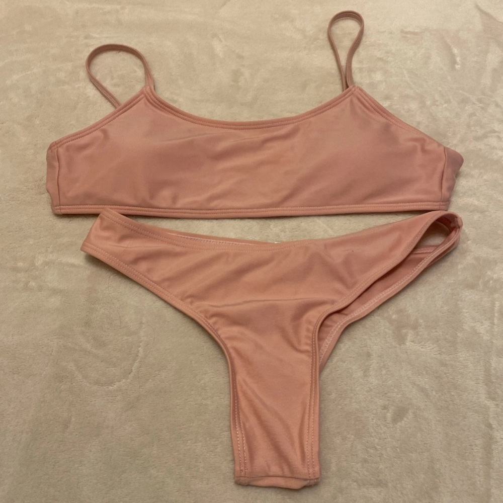 SHEIN Light Dusty Pink Bikini Set - Picture 15 of 15